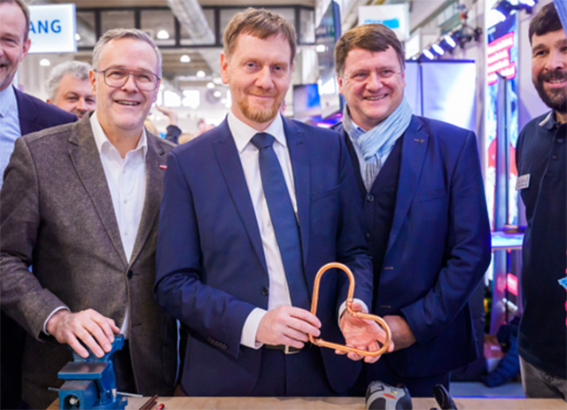 Foto: Jörg Dittrich, ZDH-Präsident, Michael Kretschmer, Ministerpräsident Freistaat Sachsen, Tilo Neumann